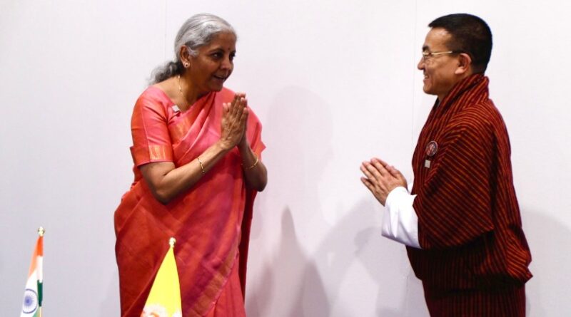 निर्मला सीतारमण ने भूटान के वित्त मंत्री ल्योनपो लेके से की मुलाकात, दोनों देशों के बीच सहयोग पर चर्चा