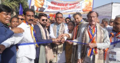 डॉ, अंबेडकर जन्मोत्सव पर निकाली भव्या शोभा और धम्म यात्रा